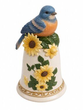 Heritage House Bluebird Bell Music Box